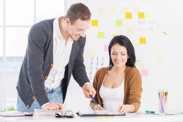 Trabajo en el proyecto — Foto de Stock