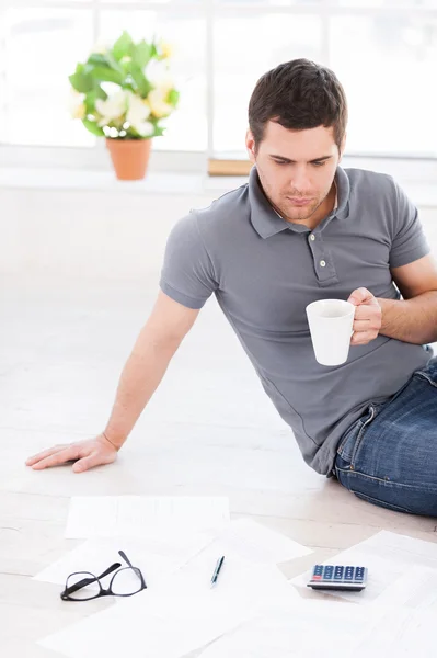 Working at home. — Stock Photo, Image