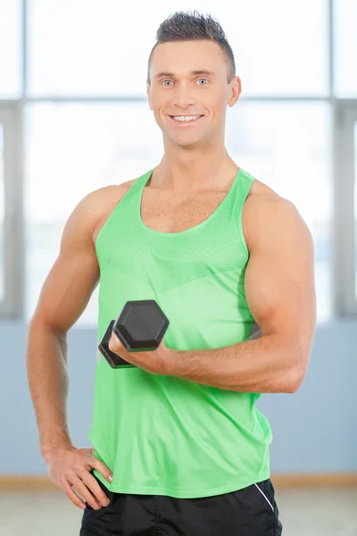 Fitness kille. — Stockfoto