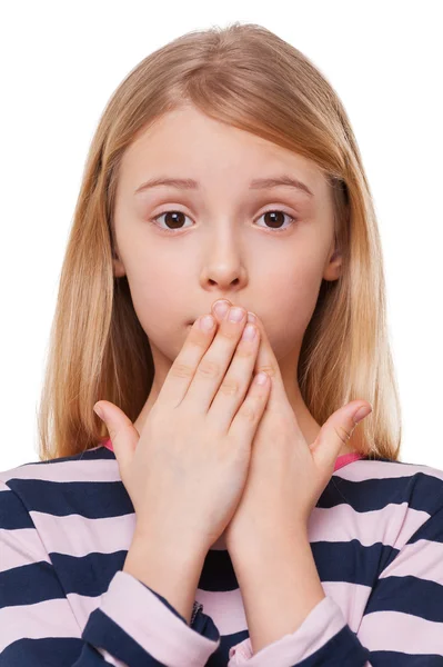 Frustrated little girl — Stock Photo, Image