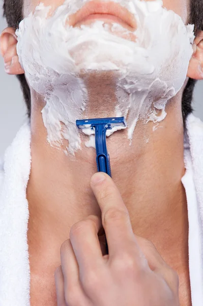 Close up of shaving. — Stock Photo, Image