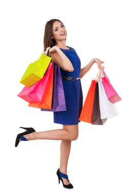 Shopaholic kız.