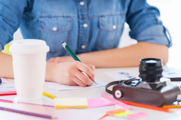 Werken met plezier. — Stockfoto