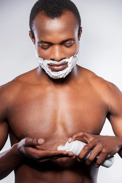 Preparación para afeitarse . —  Fotos de Stock