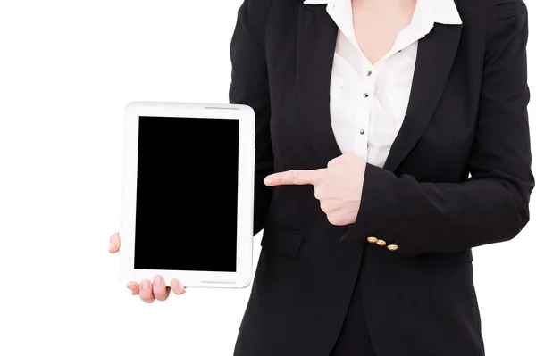 Lavorare su tablet digitale . — Foto Stock