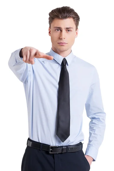Man pointing you — Stock Photo, Image