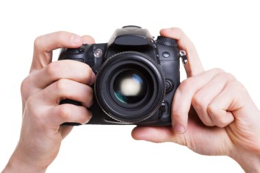 dijital fotoğraf makinesi.