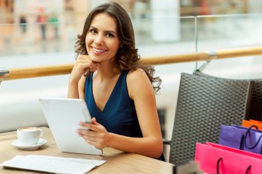 sonra alışveriş günü rahatlatıcı.