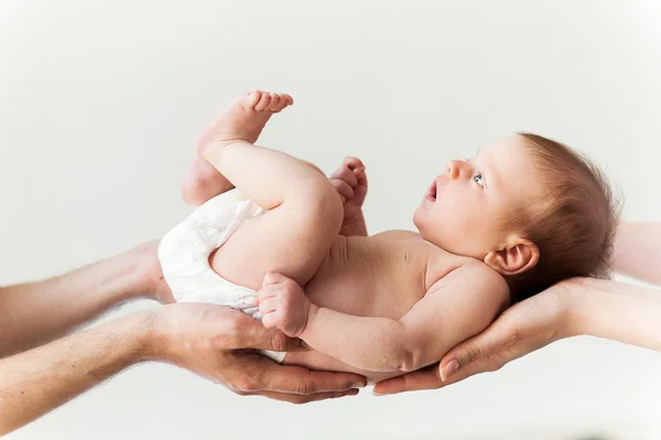 Parents with baby. — Stock Photo, Image