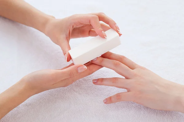 Nail polishing. — Stock Photo, Image