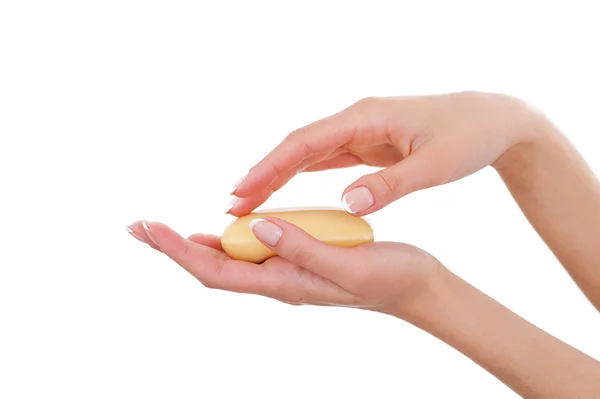 Keeping hands clean and fresh. — Stock Photo, Image