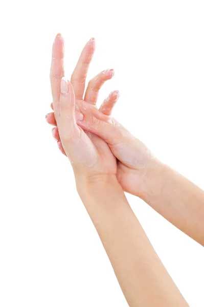 Masajear la mano . —  Fotos de Stock