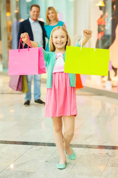 Family shopping. — Stock Photo, Image