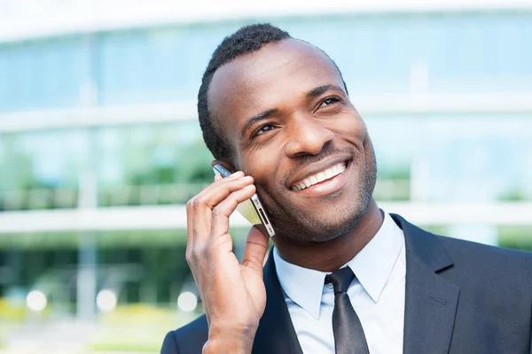 Business talk. — Stockfoto