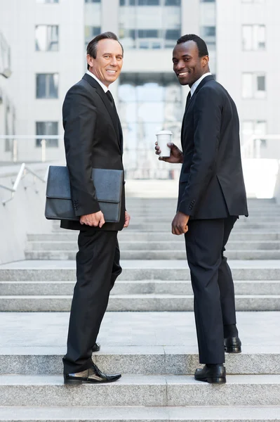 Säker affärsmän. — Stockfoto