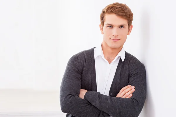Confident and handsome man — Stock Photo, Image