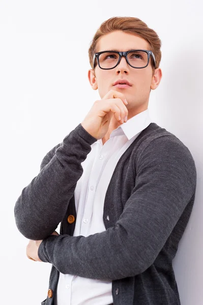 Thoughtful young man — Stock Photo, Image