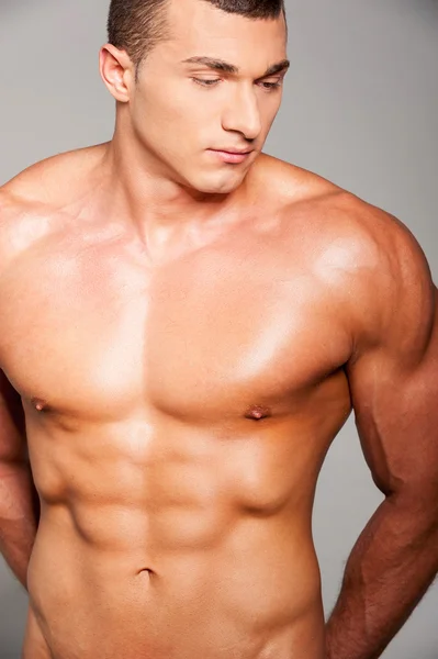 Handsome young muscular man — Stock Photo, Image