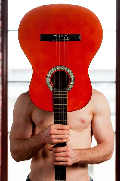 Cabeça de guitarra . — Fotografia de Stock