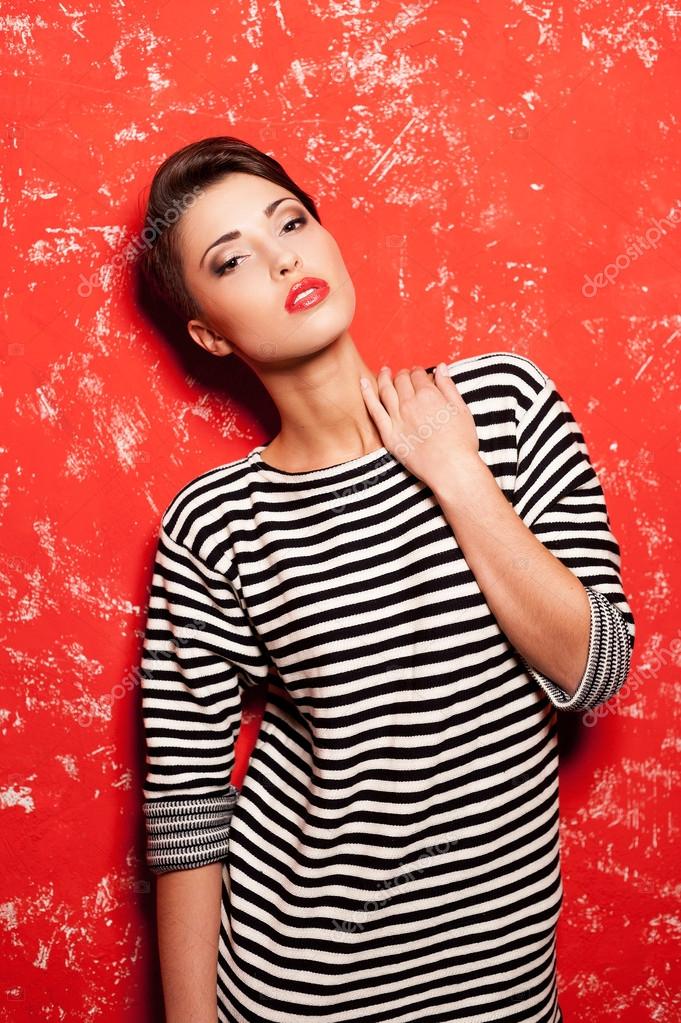 Glam And Funky Short Hair Woman Stock Photo C Gstockstudio 46976437