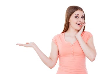 kopya yer tutan kadın