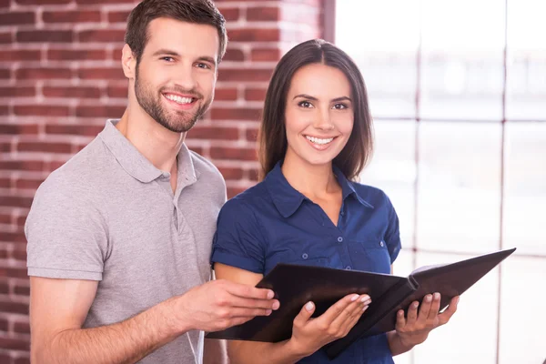 Cheerful colleagues. — Stock Photo, Image