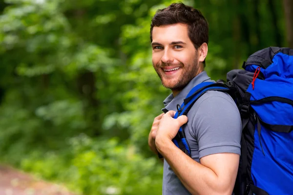 Handsome tourist. — Stock Photo, Image