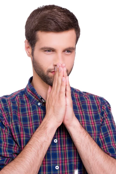 Thoughtful young man — Stock Photo, Image