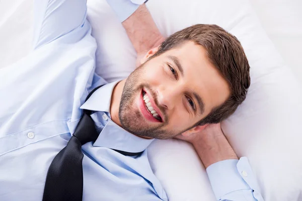 Young man in shirt and tie — Stock Photo, Image