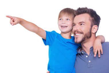 Baba ve oğul uzağa arıyorsunuz
