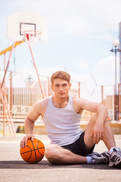 Basketbalový hráč. — Stock fotografie