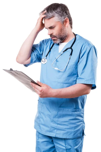 Frustrated surgeon. — Stock Photo, Image