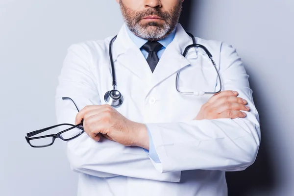 Confidence and experience doctor — Stock Photo, Image