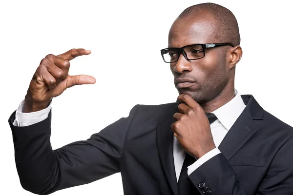 Thoughtful young African man in formalwear — Stock Photo, Image