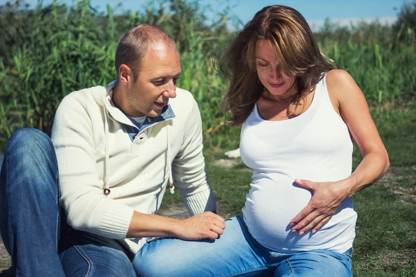 Toccare una nuova vita — Foto Stock