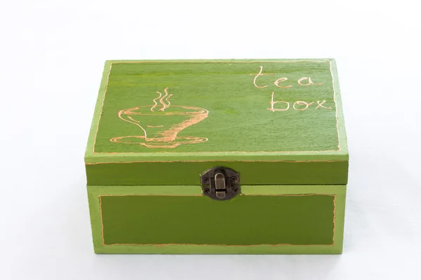 Roztomilý čaj box — Stock fotografie