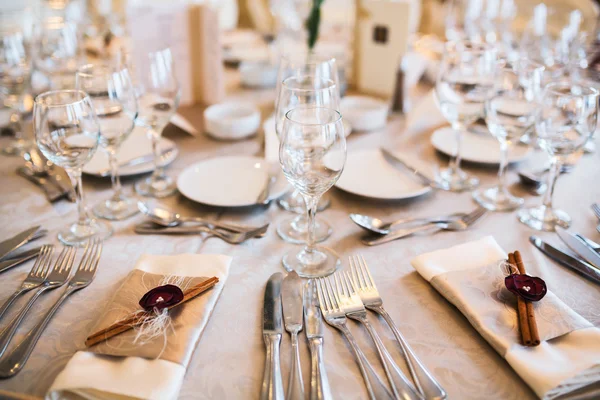 Table setting for event — Stock Photo, Image