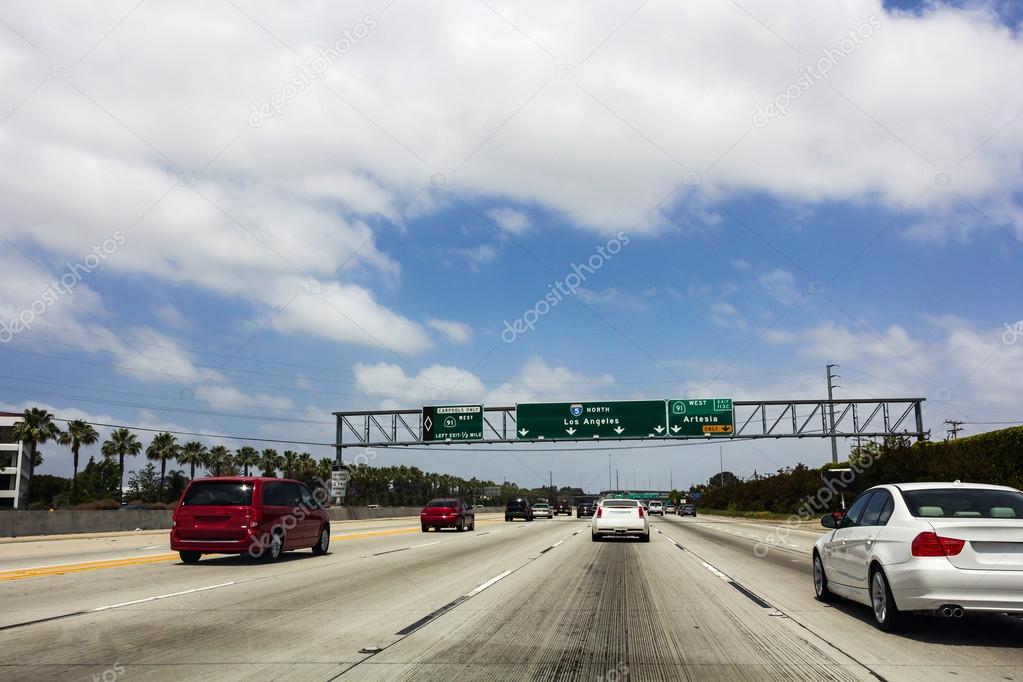Directions To Interstate 5 North Traffic Signs On I5 North Highway Stock Photo By ©Razyphoto 39415499
