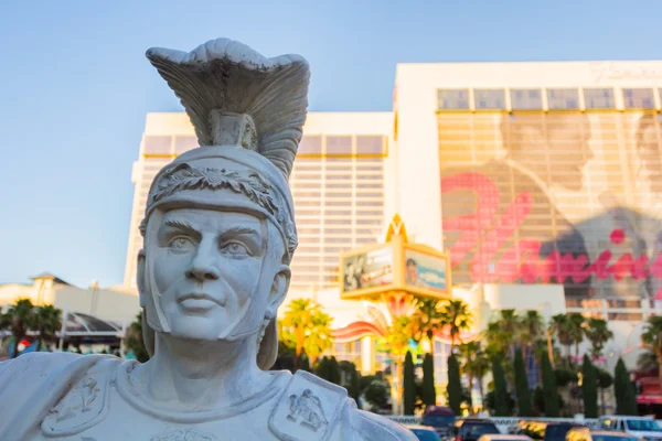 Gladiator statue in front of Caesar's Palace Hotel — Stock Photo, Image