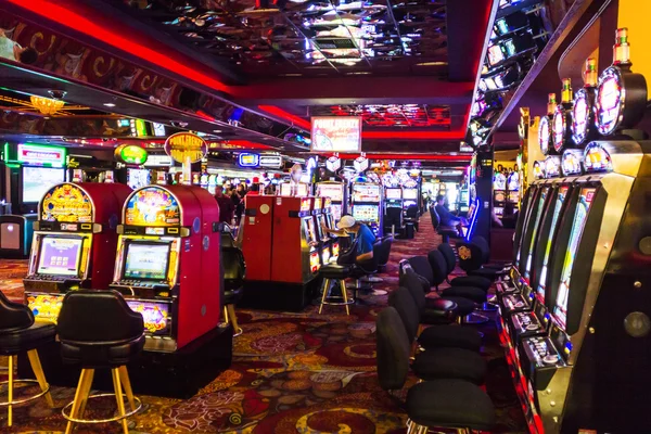 Casino royale slotmaskiner Stockbild