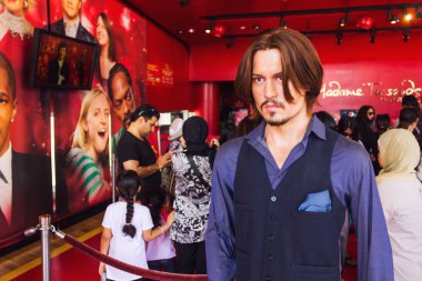 johnny depp balmumu heykeli
