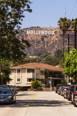 los Angeles'ta hollywood Sign görünümü