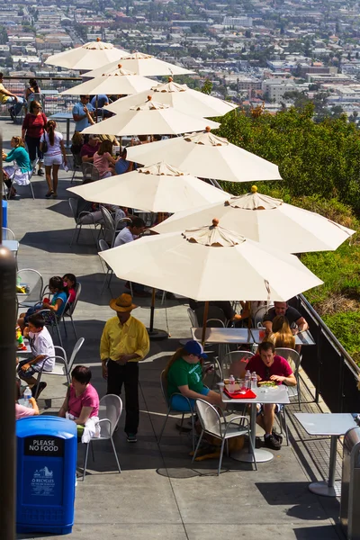 Taking lunch at Cafe at the End of the Universe — Stock Photo, Image