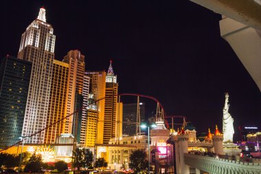 las vegas ünlü otel, gece