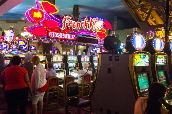 Paris las vegas casino nachtleven — Stockfoto