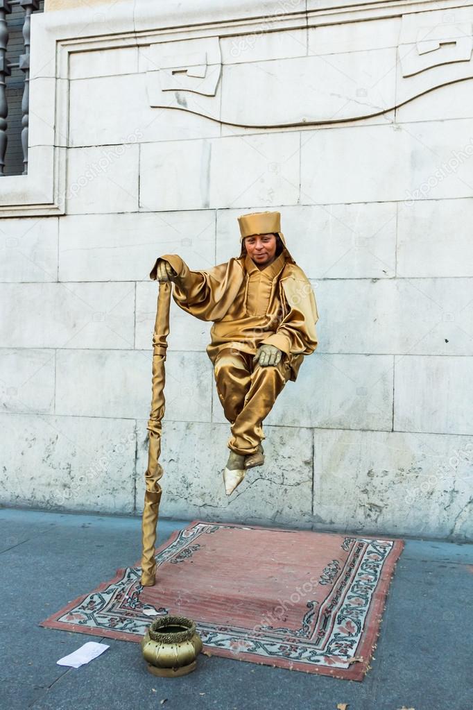 Levitation street performer Stock Editorial Photo © razyphoto 46672109