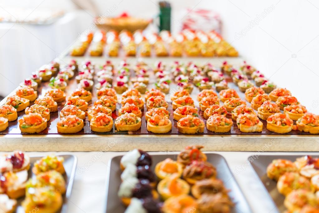 Canapes buffet