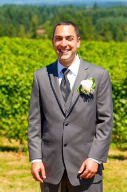 yakışıklı Damat Düğün günü