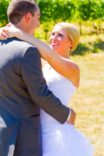 Bride and Groom Portraits — Stock Photo, Image