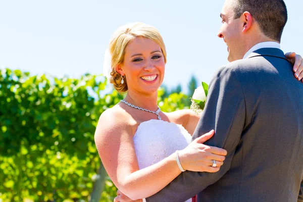 Bride and Groom Portraits — Stock Photo, Image